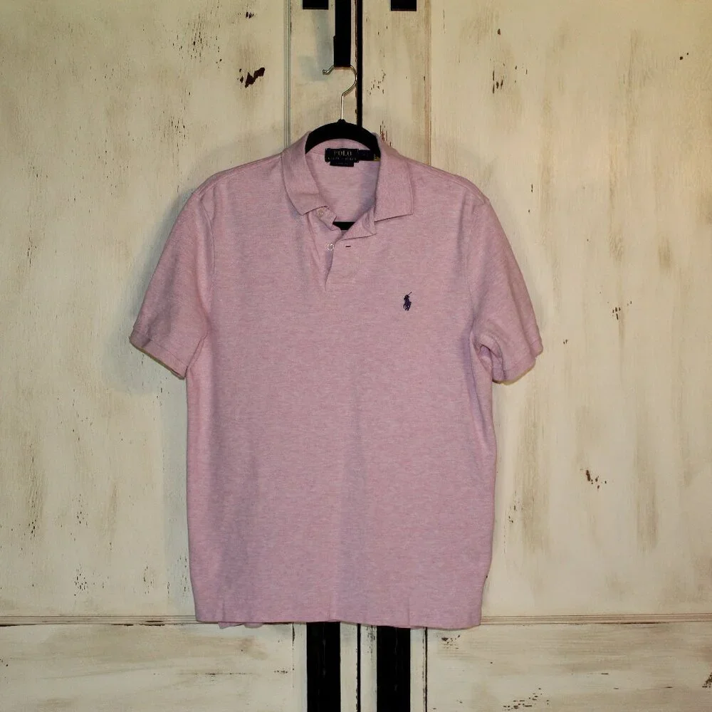 Ralph Lauren Polo Classic Fit 100% cotton pink short-sleeve size‎ M